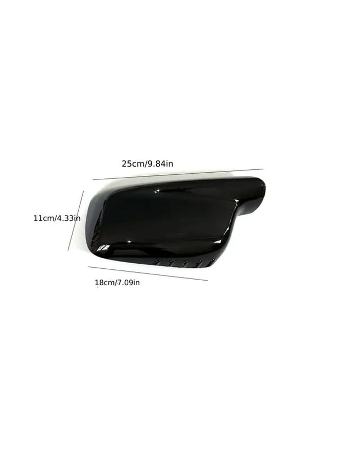 Rearview Mirror Cover Bright Black For BMW 7 Series E66 2002 To 2008 Models - Image 2