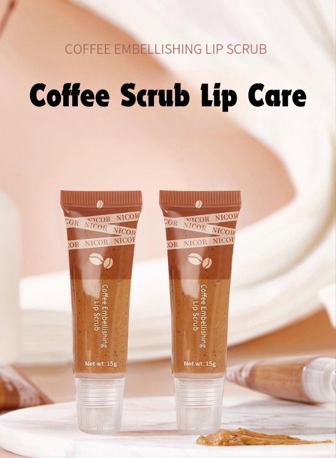 Nicor Coffee lip scrub removes skin and lightens lip lines, moisturizes and cares for tender lipstick and lip care - Image 1