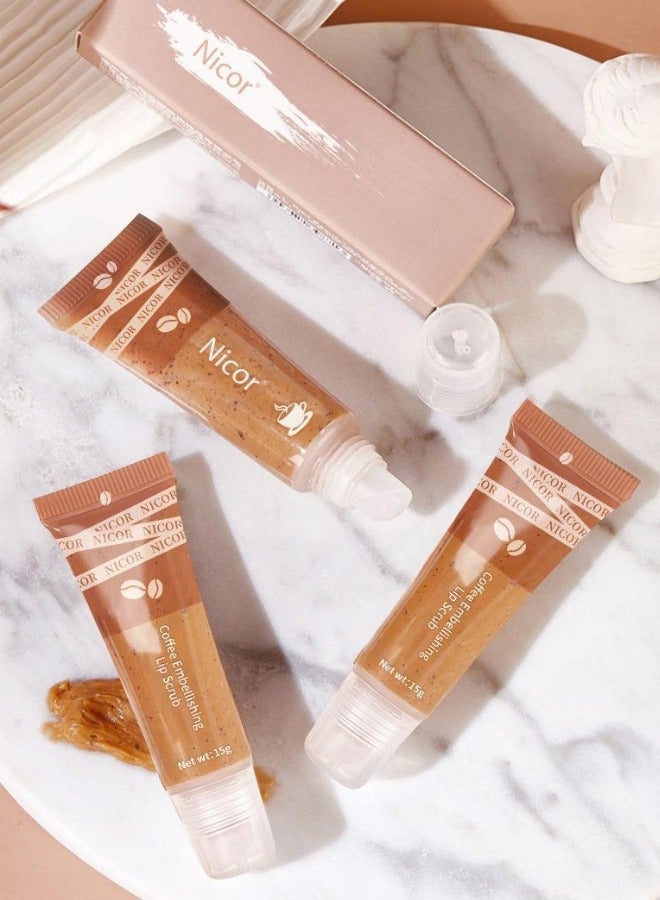 Nicor Coffee lip scrub removes skin and lightens lip lines, moisturizes and cares for tender lipstick and lip care - Image 3