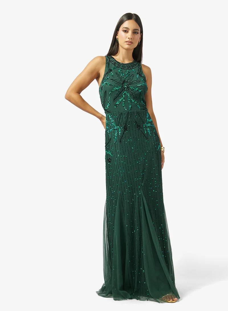 Namshi x Sequined Evening Dress