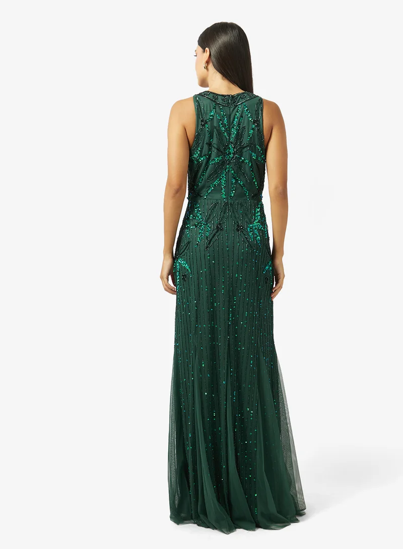 Namshi x Sequined Evening Dress