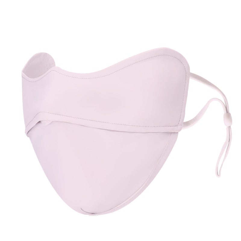 Generic Jiao under the same 3d three-dimensional sunshade repair capacity gradient eye angle sunscreen mask ice silk mask sunscreen UV protection Pink (KZ510) nylon eye protection 
