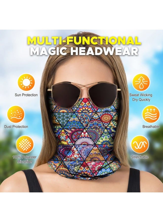 JOEYOUNG Headwear, Bandana, Neck Gaiter Head Wrap Headband Balaclava Magic Scarf - Image 2