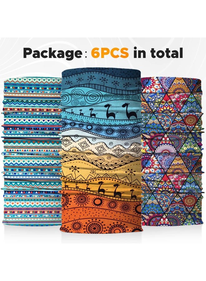 JOEYOUNG Headwear, Bandana, Neck Gaiter Head Wrap Headband Balaclava Magic Scarf - Image 4