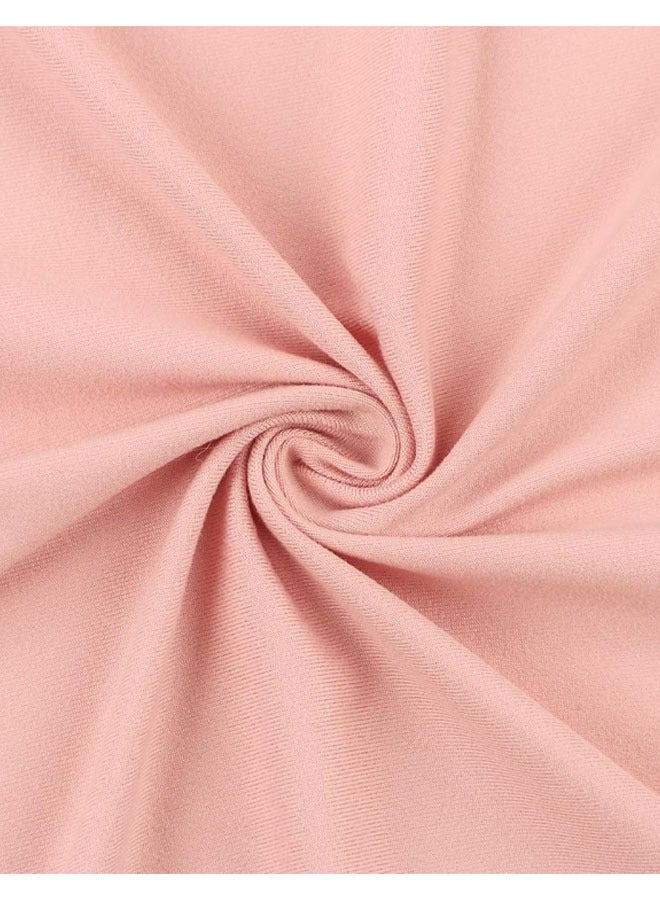 Kissy Baby Newborn Swaddle Newborn Baby Receiving Blanket with Matching Headband and Baby Hat, Pink（80cmx80cm)  - Image 3