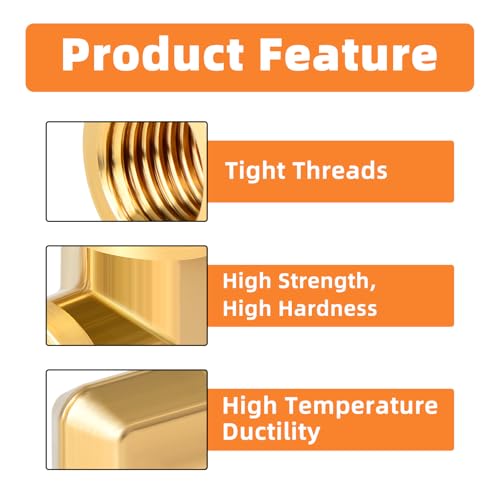 GASHER 5pcs 90 Degree Barstock Street Elbow, 1/4 Inch NPT Female Pipe to 1/4 Inch NPT Female Brass Pipe Fitting - Image 4