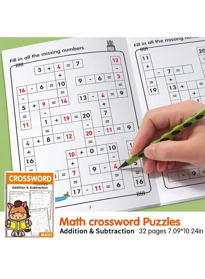 Number Maze And Block Puzzle Workbook For Kids Ages 5 10 STEM Learning Activities - Image 4