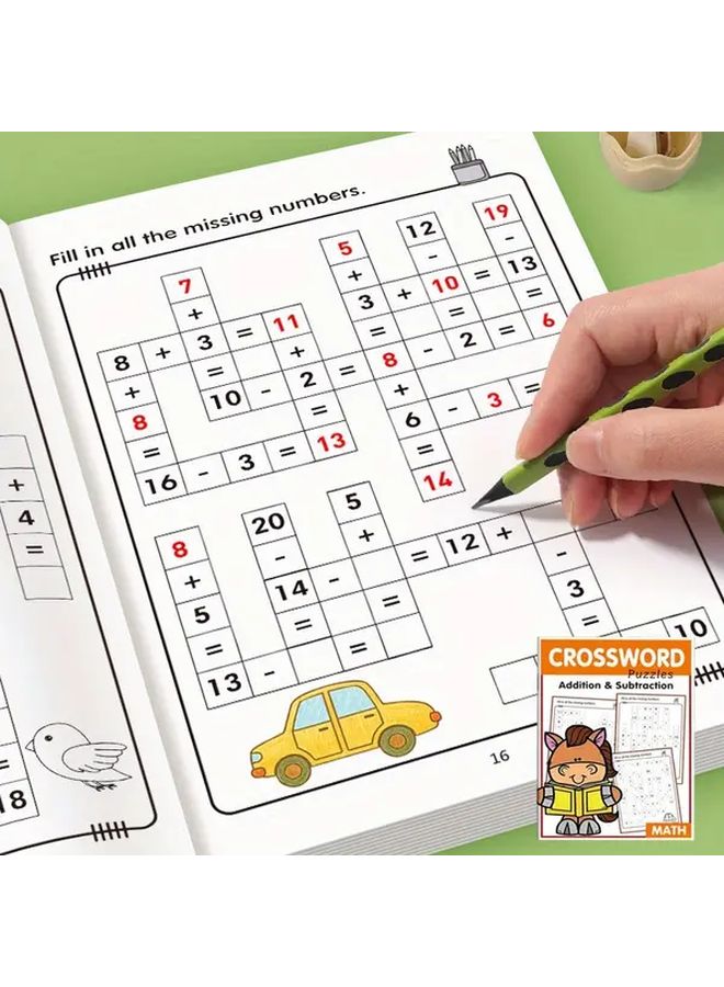 Number Maze And Block Puzzle Workbook For Kids Ages 5 10 STEM Learning Activities - Image 1