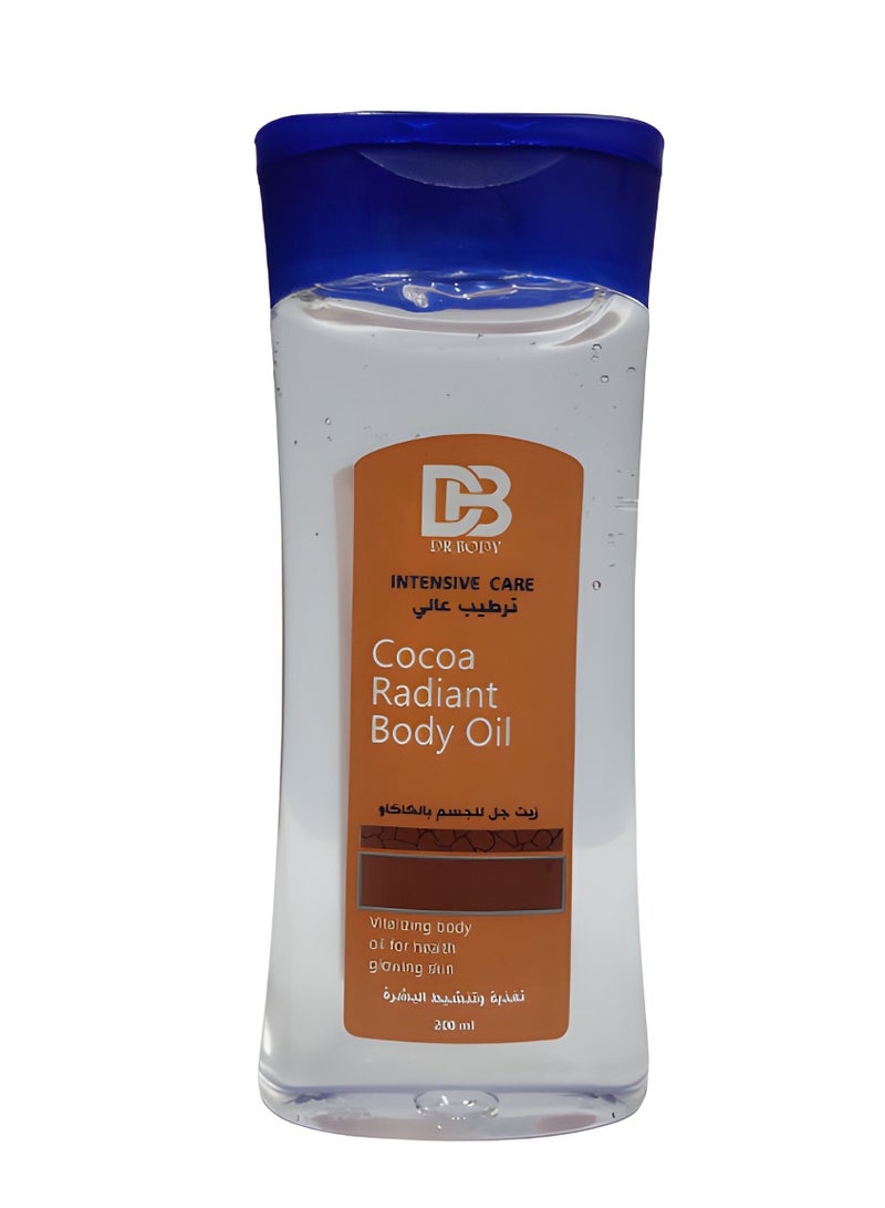 DR.BODY Two Pieces of Thai Cocoa Gel Oil to Moisturize Revitalize and Nourish the Skin of the Body and Increase its Radiance 200 ML - Image 4