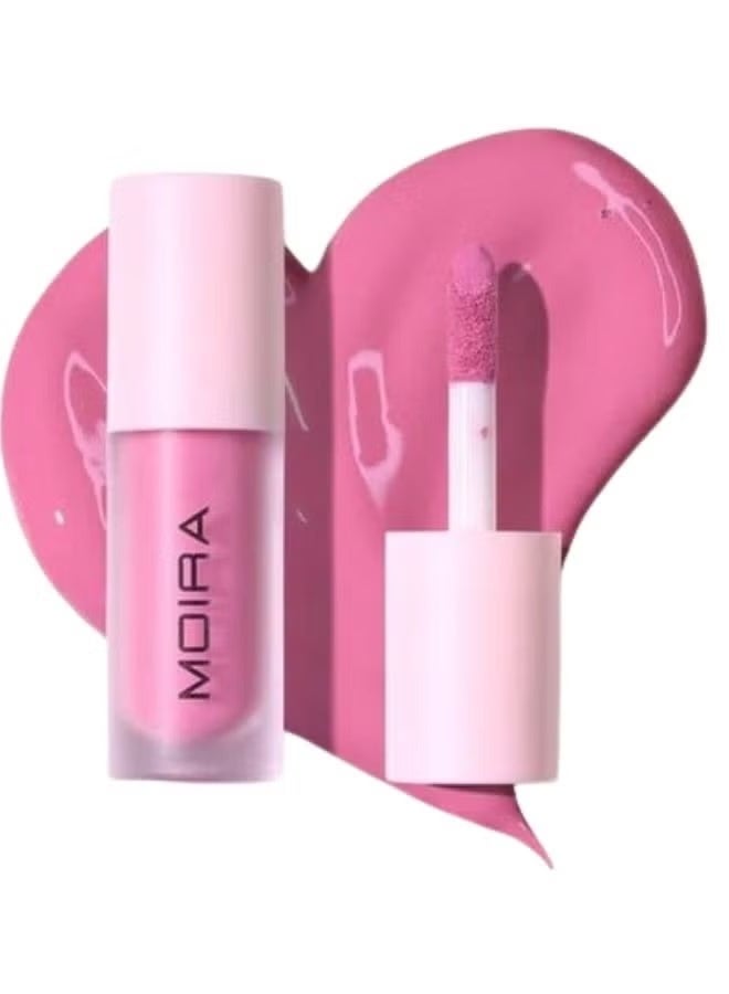 مويرا أحمر خدود سائل MOIRA Love Steady - 06: تركيبة مثالية وخفيفة الوزن وقابلة للبناء، لمسة نهائية ندية تدوم طويلًا، مرطب وقابل للمزج، نباتي وخالٍ من القسوة، 0.17 أونصة سائلة (5 مل) - Image 1