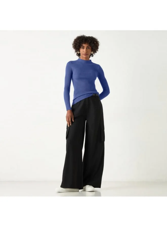 2Xtremz 2Xtremz Ribbed Sweater with Long Sleeves