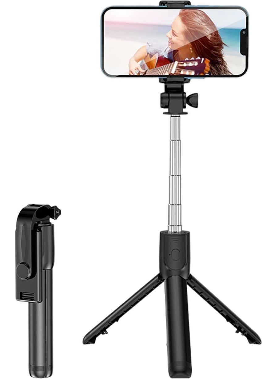 CONCORD Youtuber Stand Triport Selfie Stick 2 Stage N - 08S Tripot with Remote Control 