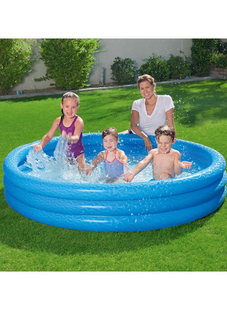 بست واي مسبح نفخ 3 طبقات ملون 183x33 سم  blue-26-51027 - Image 2