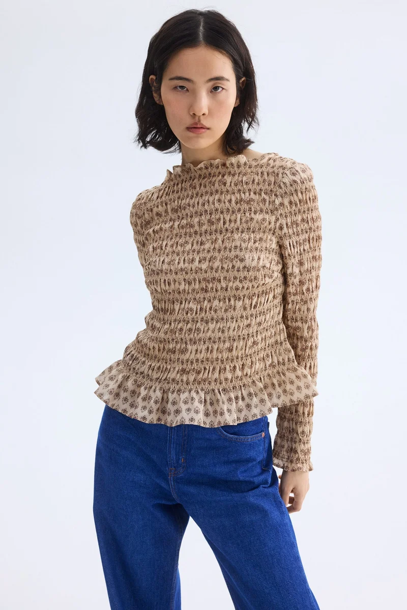H&M Smocked top