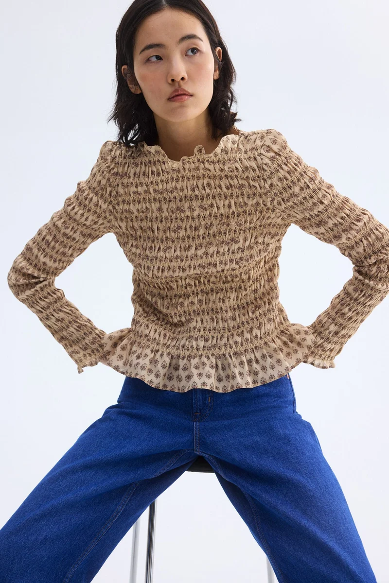 H&M Smocked top