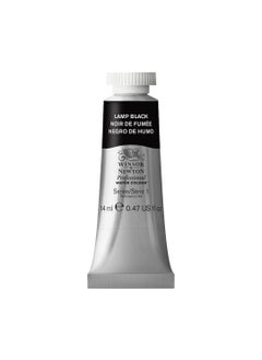 WINSOR & NEWTON Winsor & Newton Professional Water Colour 14 ML - Lamp Black (337) - Finely Pigmented, Vibrant, Vivid & Intermixable Artists' Water Colour Paints - More Colours Available  - Image 1