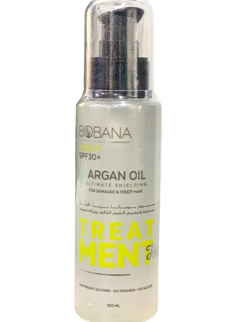 بوبانا سيروم SPF 30+ معالج للشعر بزيت الأراغان 100 مل
