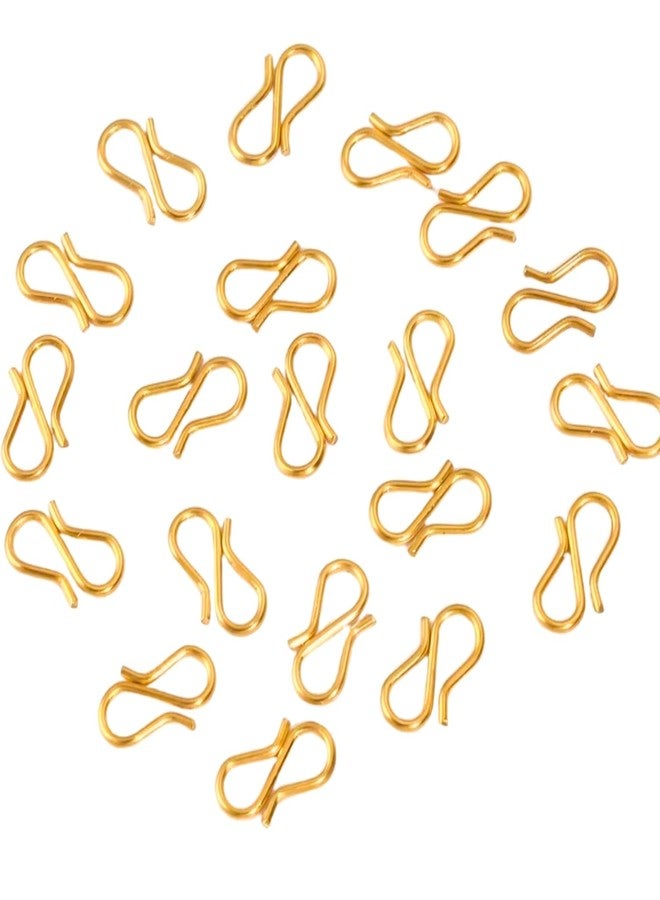 Tdas 200 Pcs S Hooks for Jewellery Making S Shaped Hook for Necklace DIY Jewellery Making Chain Necklace Bracelet Jewelry findings Connectors Fasteners Art & Craft (Golden) - Image 4