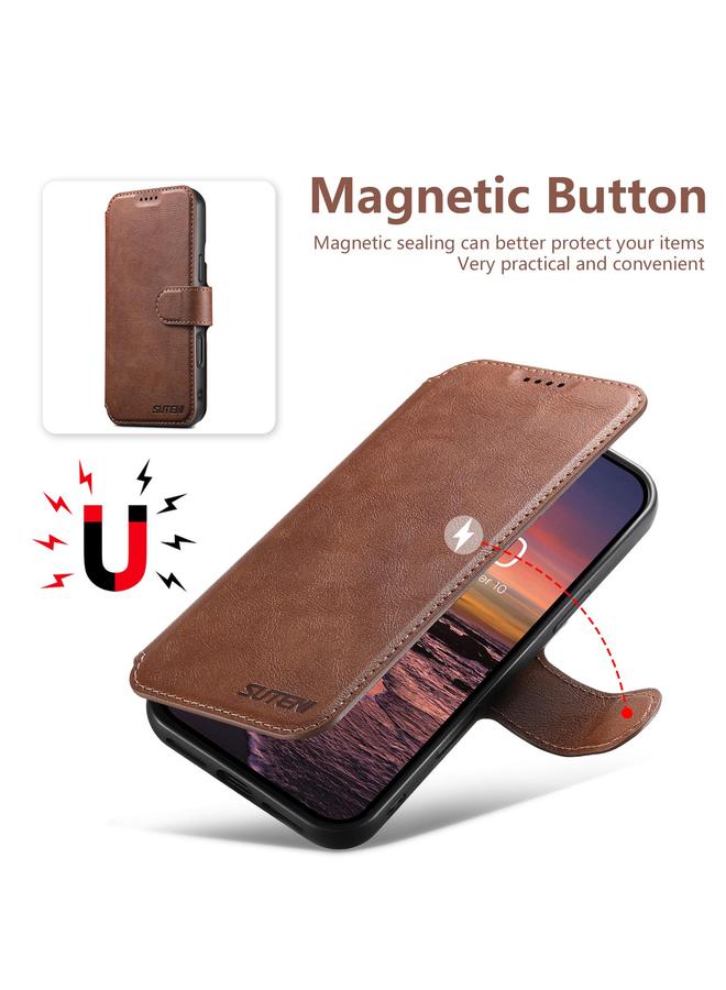 Suteni Case For iPhone 12 Pro Max Q05 2-in-1 Multi-function Detachable Wallet MagSafe Phone Case - Image 2