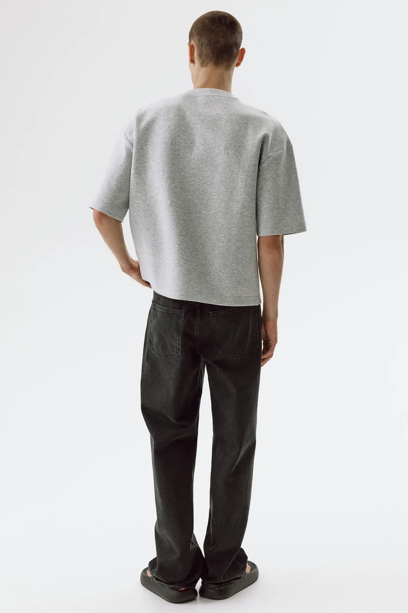 H&M  Oversized Fit Scuba T-shirt for Men | Best Price UAE