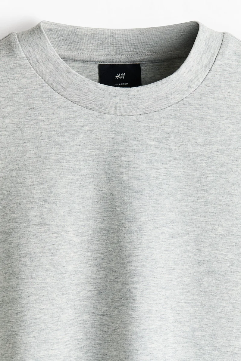 H&M  Oversized Fit Scuba T-shirt for Men | Best Price UAE