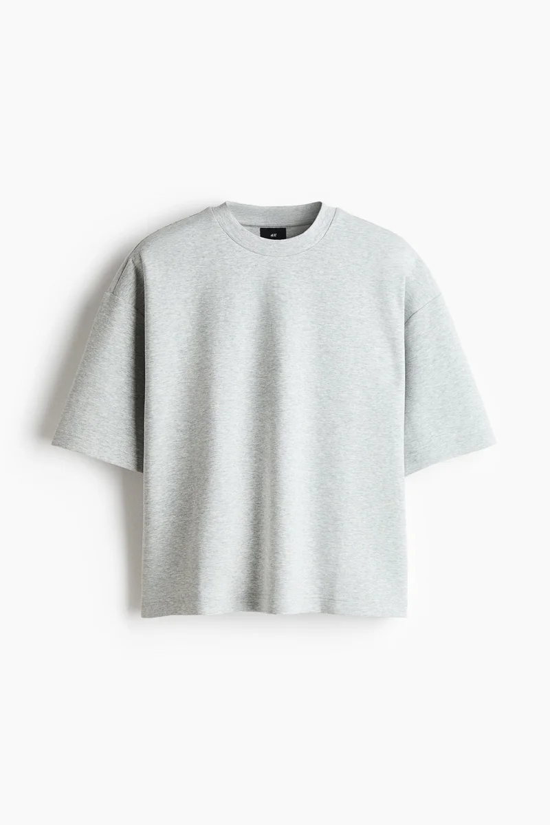 H&M  Oversized Fit Scuba T-shirt for Men | Best Price UAE