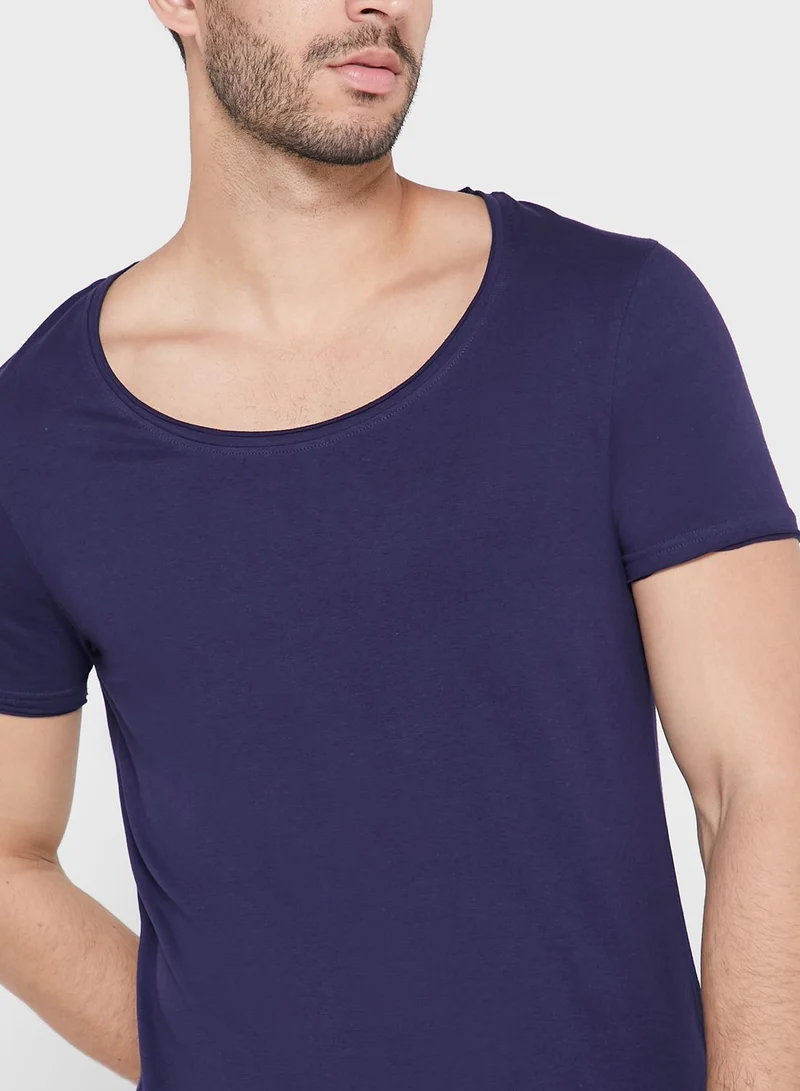 Seventy Five Scoop Neck T Shirt