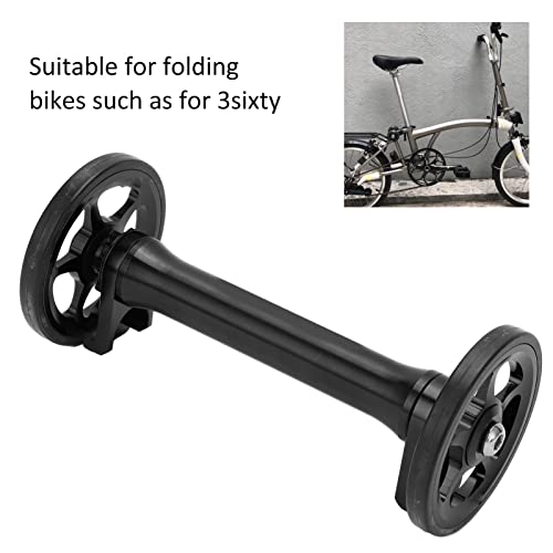 Dilwe Easy Wheels Extension Bar, Easy Wheel Extension High Strength Lightweight Telescopic Folding Extension Rod for Brompton 3sixty(Black) - Image 3