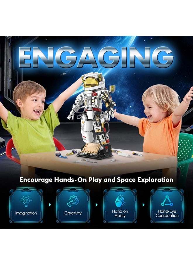 Anysun Space Astronaut Building Blocks Set for Adults and Kids, STEM Space Exploration Toy, Astronaut Model, Creative Spaceman Construction Kit, Ideal Christmas and Birthday Gift for Boys and Girls-652pcs  - Image 5