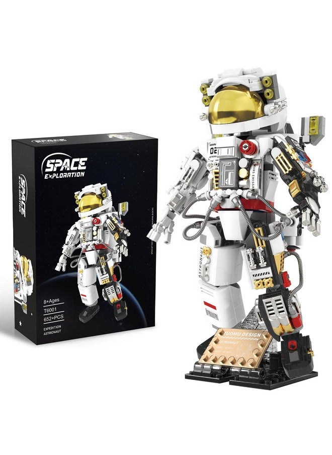 Anysun Space Astronaut Building Blocks Set for Adults and Kids, STEM Space Exploration Toy, Astronaut Model, Creative Spaceman Construction Kit, Ideal Christmas and Birthday Gift for Boys and Girls-652pcs  - Image 1