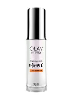Olay Olay Luminous Super Serum With Niacinamide + Vitamin C For Even & Glowing Skin, Sulphate & Parbene Free, 30 ML  - Image 1