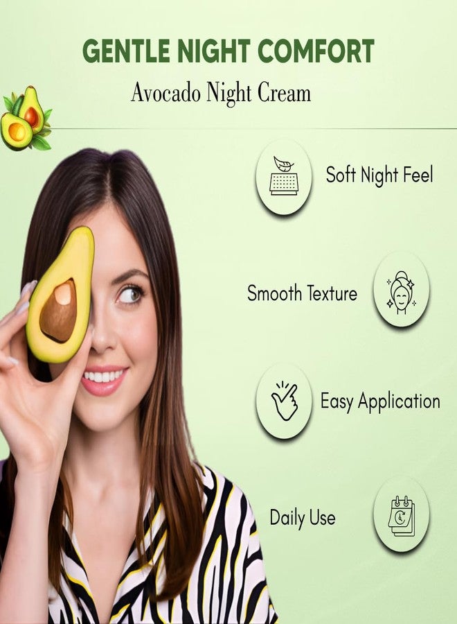 Phillauri Avocado, avocado night cream, Avocado Cream for Face Whitening, avocado cream, avocado night Suits for Women - 50g (Pack 2) - Image 4