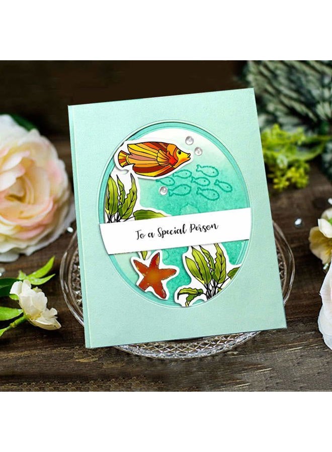 arriettycraft Sea World Shell Starfish Seahorse Seaweed Clear Stamps for Card Making Decoration and DIY Scrapbooking Tools Rubber Stamps - Image 4