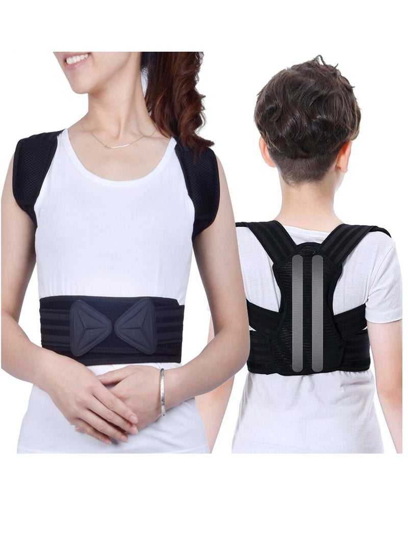 واي آند دي Professional Posture Corrector for Kids and Teens, Adjustable Upper Back Brace Clavicle Support Brace, Teenagers Boys Girls Spinal to Improve Slouch, Prevent Humpback, Pain Relief,M - Image 1