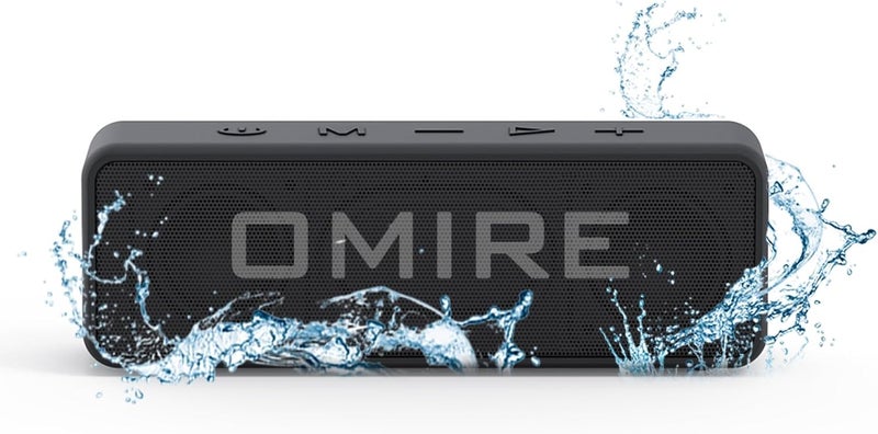 OMIRE Portable Bluetooth Speaker 30W Stereo Sound with Metal Diaphragm Drivers, Bluetooth 5.3,Bassup,IPX6 مكبر صوت بلوتوث,Waterproof,Wireless HiFi Stereo Pairing TWS For Home,Outdoor,Party,Travel - Image 1