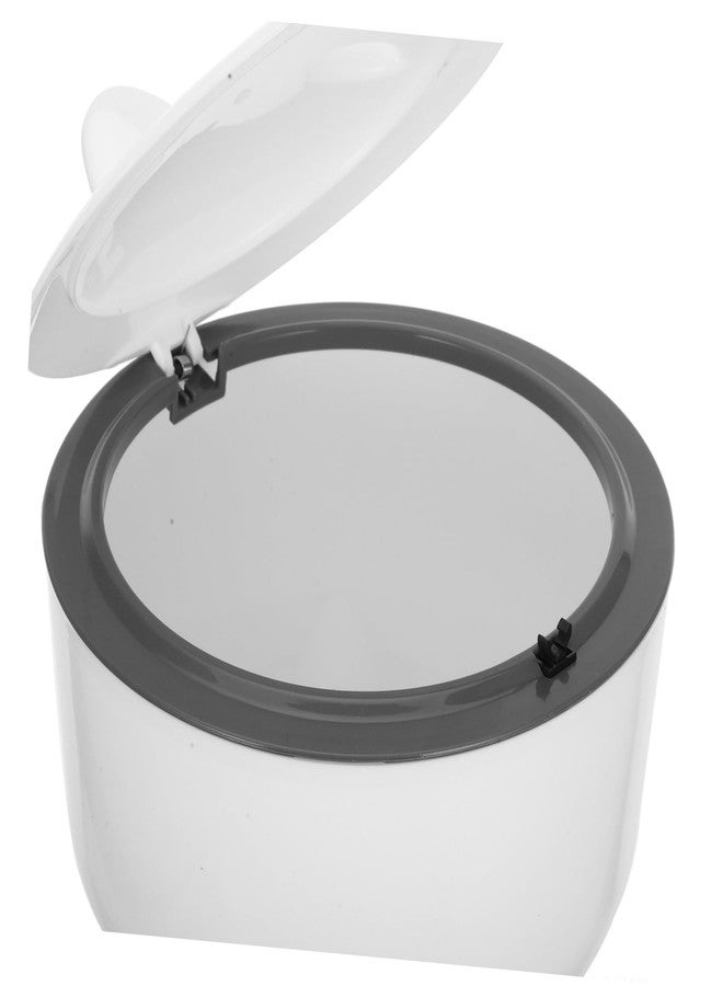 ياردوي، مجموعة واحدة، سلة مهملات مغلقة لفضلات القطط مع غطاء، مانعة للروائح، حاوية نفايات بلاستيكية صغيرة ذات سعة كبيرة، تتضمن أكياس قمامة لسهولة التخلص منها. - Image 3