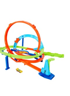 Action Loop Cyclone Challenge Track Set with 1:64 Scale Toy Car, Easy Storage - pzsku/Z339F6C89BE3B7755A07AZ/45/_/1734439220/8e328f45-1ebe-4c9b-898e-b13f23366d7d