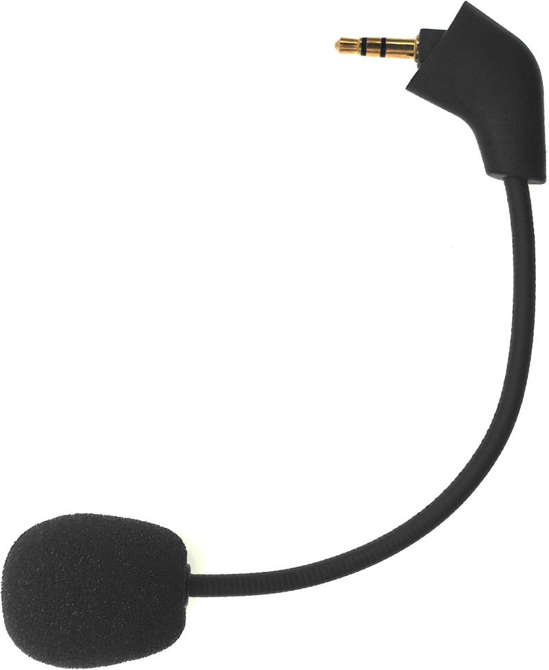REEYEAR Mic Replacement Microphone Boom fits for Kingston HyperX Cloud, Cloud X and Cloud II 1st Version for PS4 Xbox One Nintendo Switch Computer PC Gaming Headsets Noise Cancelling 3.5mm Jack Black - Image 1