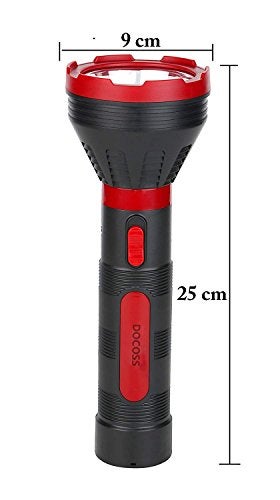 DOCOSS ABS LED Torch Focus Light Laser (Multicolour)Pack of 1 - Image 4