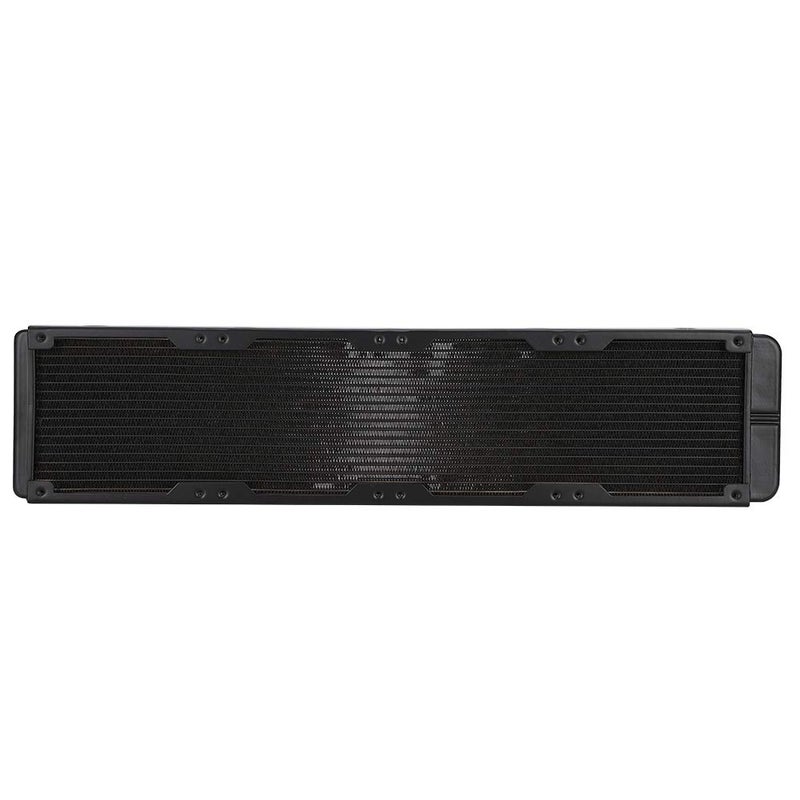 ZJchao Water Cooling 18 Tubes High Performance Black Aluminium Alloy Heat Exchanger for Computer Water Cooling Systems Beauty Equipment Industrial Devices 480mm G1/4 Thread - Image 3