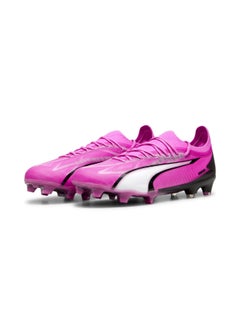PUMA ULTRA ULTIMATE FG/AG Mens Pink Football Boots  - Image 5