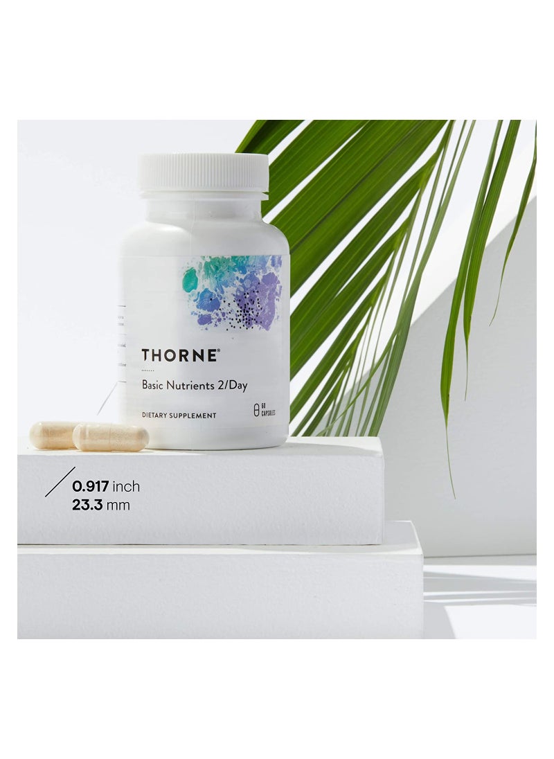 Thorne - Basic Nutrients 2/ Day - 60 Capsules Dietary Supplement - Image 1