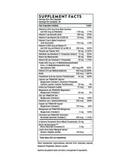 Thorne Basic Nutrients 2/ Day - 60 Capsules Dietary Supplement  - Image 2