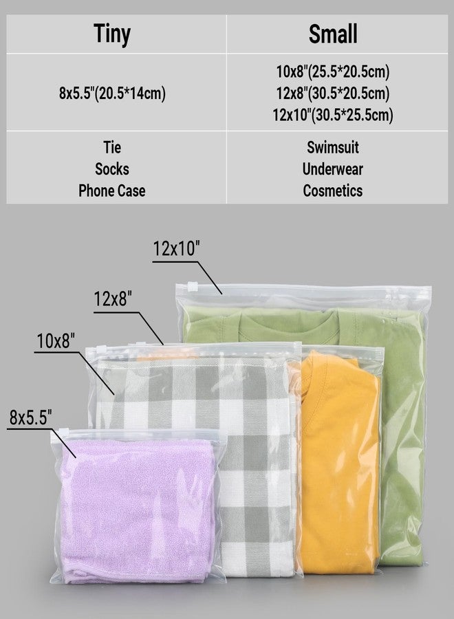 Svaldo Clear Swimsuit Organizer Bags, Packaging Bags for Clothing, Bikini, Swimwear, Bathing Suit Storage, T Shirt Packaging, 10x8 inch, Pack of 50, Waterproof, 3 Mil - Image 2