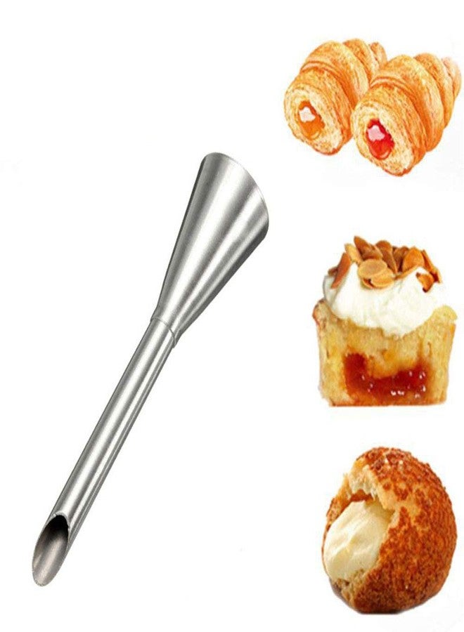 PZRT 2pcs Cream Icing Piping Nozzle Tip Stainless Steel Pastry Cupcake Cake Decorating Tips Puff Nozzle Tip Pastry Tool - Image 5