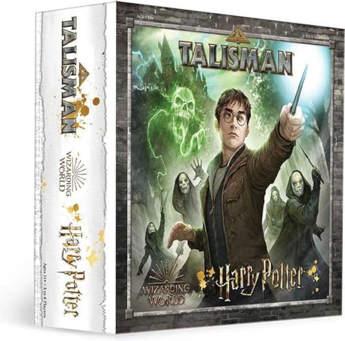 USAopoly Harry Potter Talisman Board Game Play as Harry Dumbledore Draco Bellatrix and More Collect Hallows to Defeat or Help Voldemort OfficiallyLicensed Game Based on Harry Potter Films - Image 1