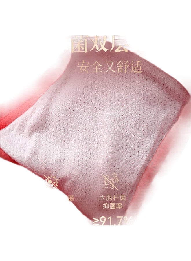 Red Bean سروال داخلي للأطفال من الفاصولياء الحمراء - سروال مربع أحمر لعام الثور - شورتات بأربعة زوايا للأولاد وسروال مثلث للبنات - عبوة من 2 K4020 170 - Image 1