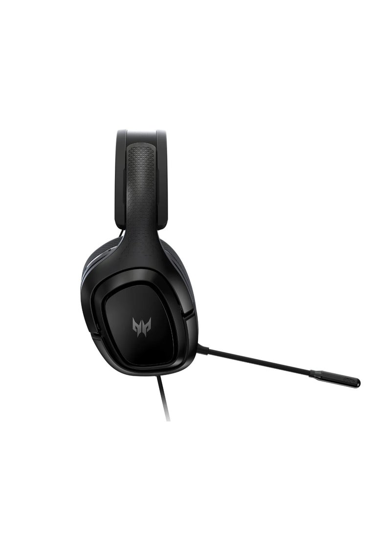 Acer Predator Galea 365 Gaming Headset with control box, Adjustable Headband, Fabric Earpad, 7.1 surround sound, detachable microphone, Black - Image 5