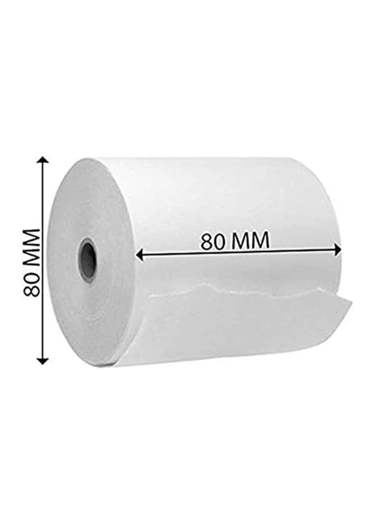 Terabyte ورق حراري لفات إيصال نقاط البيع 80x80 مم 50 لفة في العلبة - Image 2