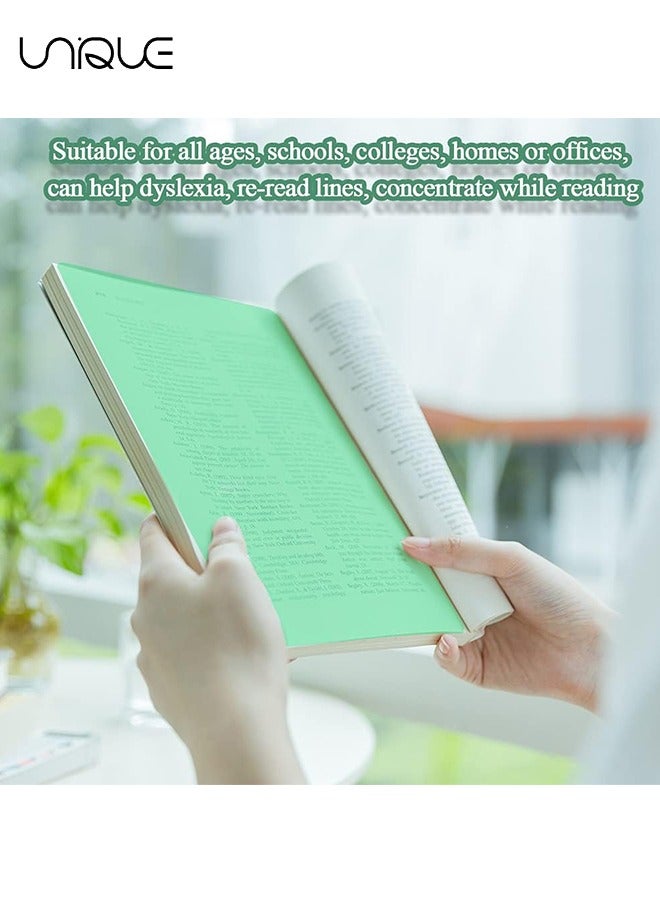 Unique 8PCS A4 Colour Overlay For Dyslexia, Dyslexia Reading Overlays Aid, Dyslexia Overlays for Reading Aids, Visual Stress, Irlens Syndrome, and ADHD - Image 5